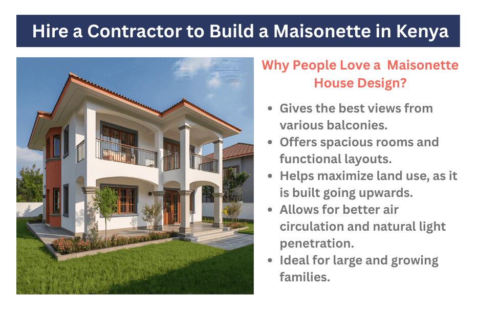 Hire a Contractor to Build a Maisonette in Kenya
