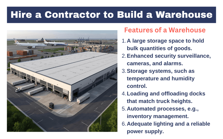 Hire a Contractor to Build a Warehouse